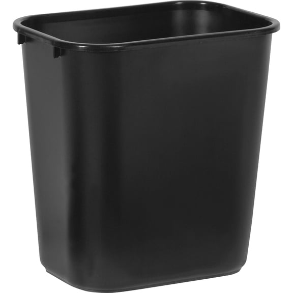 Rubbermaid Commercial Deskside Wastebasket - 7 Gal Capacity - Rectangular - Dent Resistant, Rust Resistant, Chip Resistant, Durable, Easy To Clean - 15" Height X 10.3" Width X 14.3" Depth - Plastic -