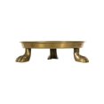 thumbnail image 2 of Plato con forma de pata Alice Lane Home Collection, dorado, pequeño, 2 of 9