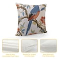 thumbnail image 4 of Heduofu Blue And Coral Cushion Cover Pillow Cover Home Decorative Double Side Pillow Farmhouse Toss Daily Family Accent Pillow For Sofa Couch Bedroom Birthday Gift White, 4 of 5