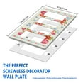 thumbnail image 2 of 4-Gang Screwless Pioneer Floral Decorative Wall Plates,Size 4-Gang 8.3"W x 4.7"H,Unbreakable Thermoplastic Faceplate Cover for Kitchen Living Room Bedroom Decorator Receptacle Outlet Switch, 2 of 7