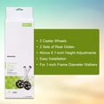 thumbnail image 3 of Ruedas Walker McKesson universales ajustables de 5 pulgadas, 1 par, 3 of 9