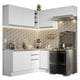thumbnail image 1 of Cocina Integral Completa Esquinera 349cm Blanco Glamy Madesa, 1 of 9