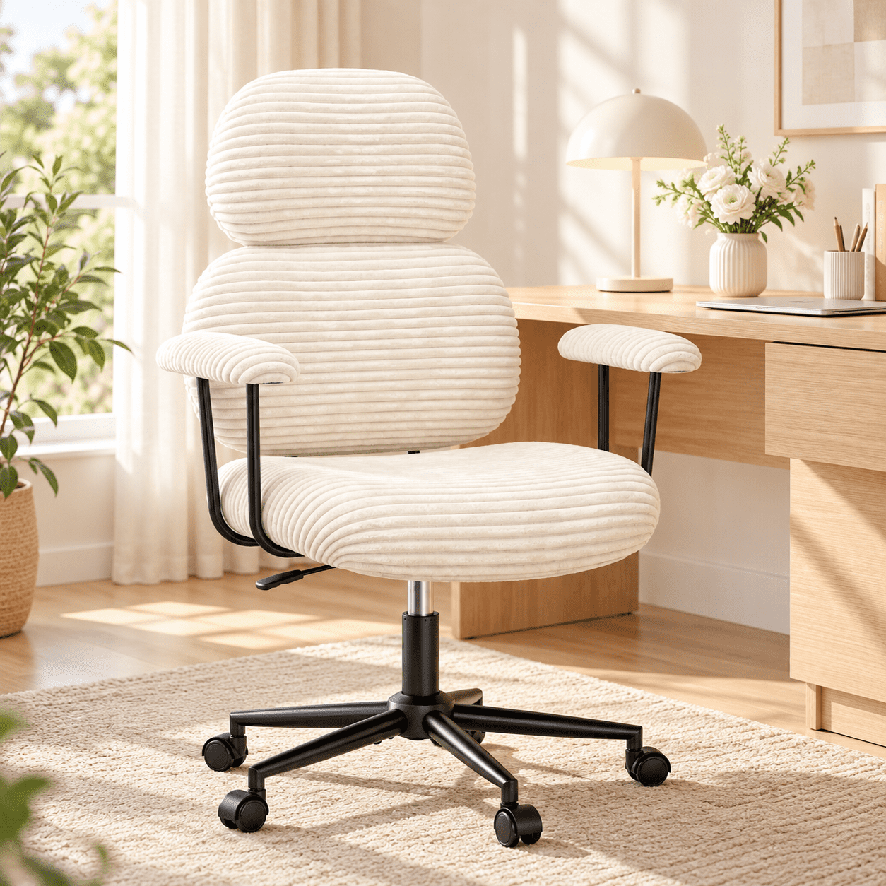 pinmoco ergonomic office chair corduroy product