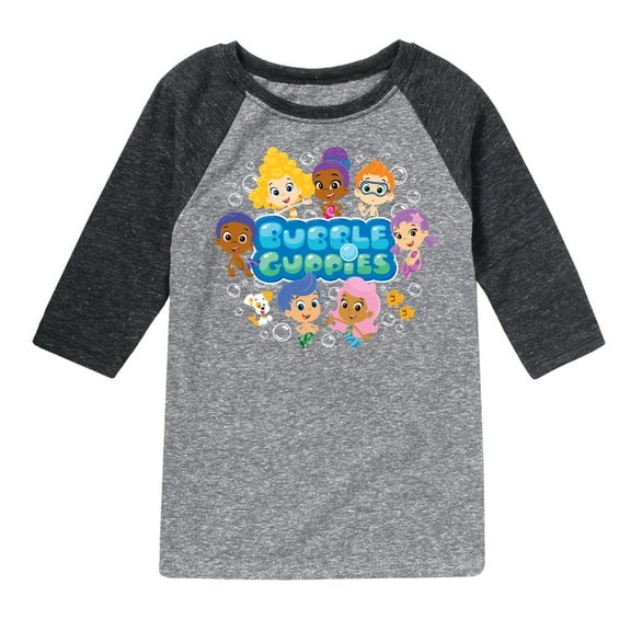 Bubble Guppies - Bubble Guppies Group - Toddler And Youth Raglan Graphic T-Shirt