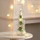 thumbnail image 1 of xihome Mini rbol de Navidad luminoso con luz LED - Decoracin navideña de escritorio de 14 cm para el hogar y la oficina - Adorno de copo de nieve a pilas, 1 of 6