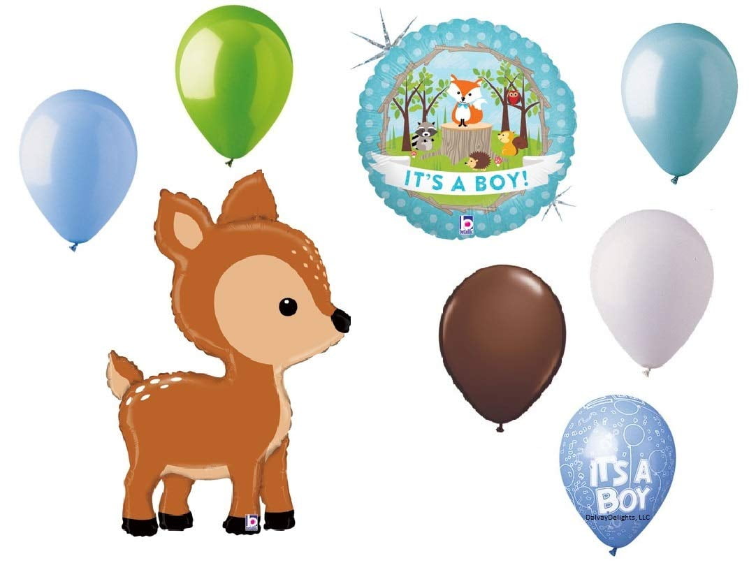 Dalvaydelights Oh Deer 8 Pc Woodland It S A Boy Baby Shower
