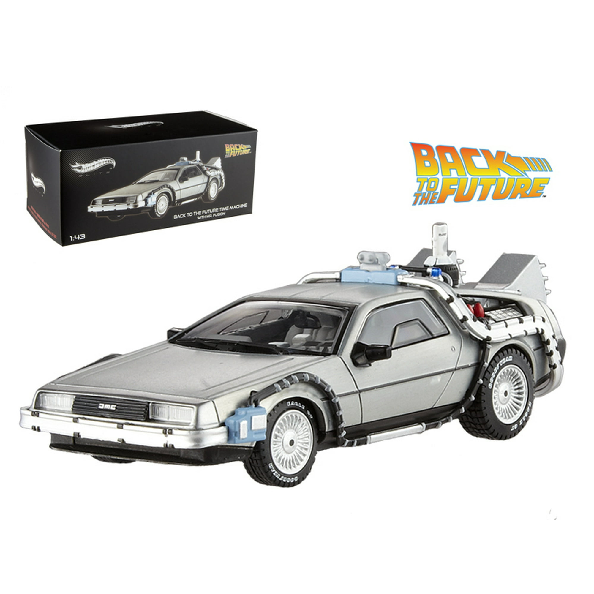 Hot wheels Delorean DMC-12 Back To The Future Time Machine With Mr