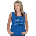 thumbnail image 4 of Boots Bling Country Southern Belle Tank Top Tee Shirt Women Brisco Brands S, 4 of 6