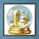 thumbnail image 2 of 5D DIY pintura de diamante redondo completo letra de Navidad cristal I Kit decoración 40x40cm JShteea El nuevo, 2 of 9