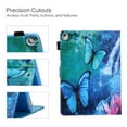 thumbnail image 3 of iPad 10.2 Case for iPad 8th 7th Gen 2020 2019, Allytech PU Leather Slim Fit Protection Smart Cover Auto Sleep Wake Pencil Holder Muilt Angle Stand Folio Flip Cover for Apple iPad 10.2",Blue Butterfly, 3 of 6