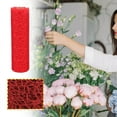 thumbnail image 5 of Latrodar Roll Of Tape Diy Tape Tulles For Crafts Fabric Display Packing Of Flowers Tape Polyethylene Mesh Ribbon Tulles Mesh Crafts Decoration For Children Budget-Friendly Red 12x3, 5 of 5