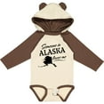 thumbnail image 3 of Inktastic Someone in Alaska Loves Me Boys or Girls Long Sleeve Baby Bodysuit, 3 of 5