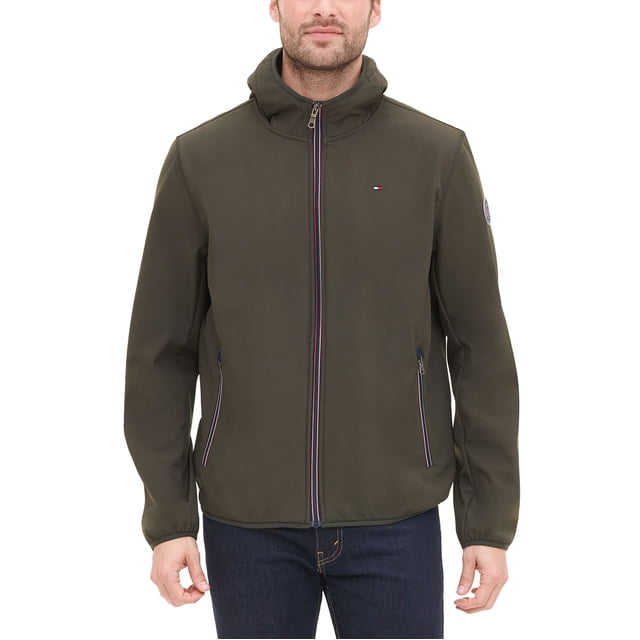 Chaqueta Tommy Hilfiger con capucha Performance Soft Shell para hombre