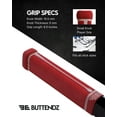 thumbnail image 4 of Buttendz Fusion Z Hockey Stick Replacement Grip - Reusable Design, Small Knob Player Grip for Top Hand Mobility, Fits All Stick Sizes (Red, White Drip), 4 of 4