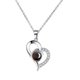 thumbnail image 5 of 100 Languages I Love You Heart Necklace Eternal Rose Gift Box Creative Silver Heart Necklaces For Women, 5 of 5