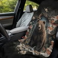thumbnail image 3 of Xixirimido US Flag Bear Forest Camo Print Car Seat Cover Front Seat Sweat Towel Bucket Seat Covers for Cars SUV Trucks for Gym Workout Running Swimming Beach Hiking, 3 of 8
