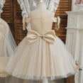 thumbnail image 6 of Krdevn Girls Elegant Off The Shoulder Tutu Dress with Sash Bow Net Gown for Birthday Party Pageant Girl Party Wear,Size:5-6 Years, 6 of 9