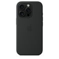 thumbnail image 1 of Funda Apple Silicone con MagSafe para iPhone 16 Pro - Negra, 1 of 2