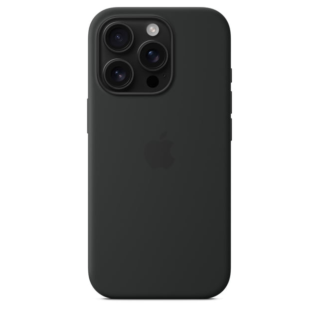 Funda Apple Silicone con MagSafe para iPhone 16 Pro - Negra