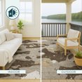 thumbnail image 5 of Addison Rugs Chantille Indoor/Outdoor Transitional Abstract Chocolate Machine Washable Rectangle Rug, 3' x 5', 5 of 8