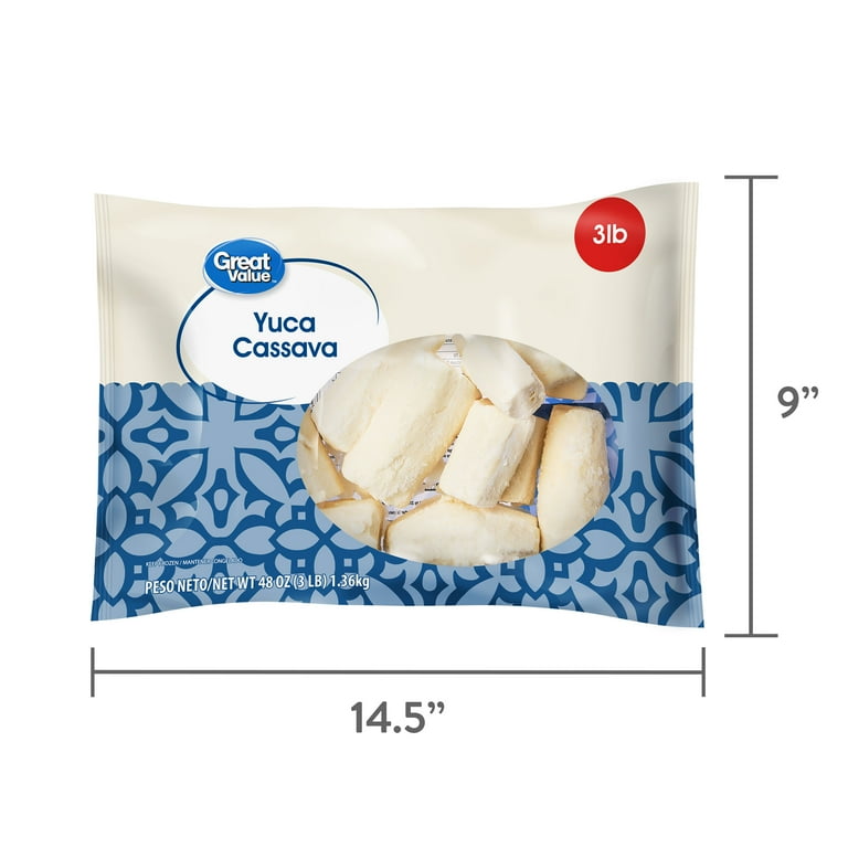 Great Value Yuca Cassava, 48 oz (Frozen) - Walmart.com
