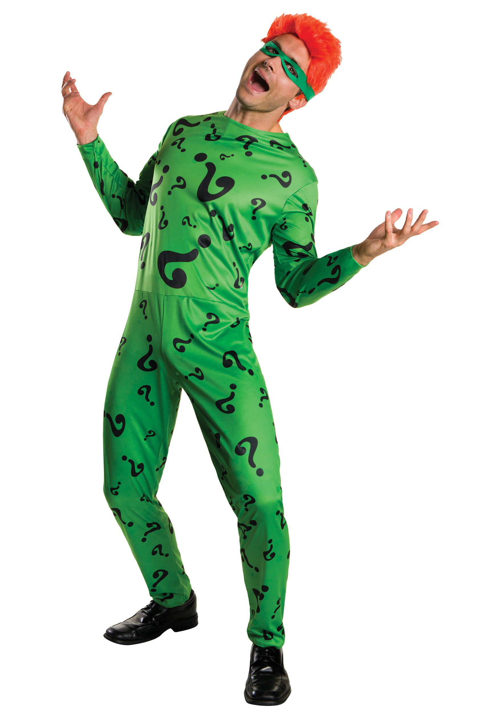 This is a Men's The Riddler Costume.