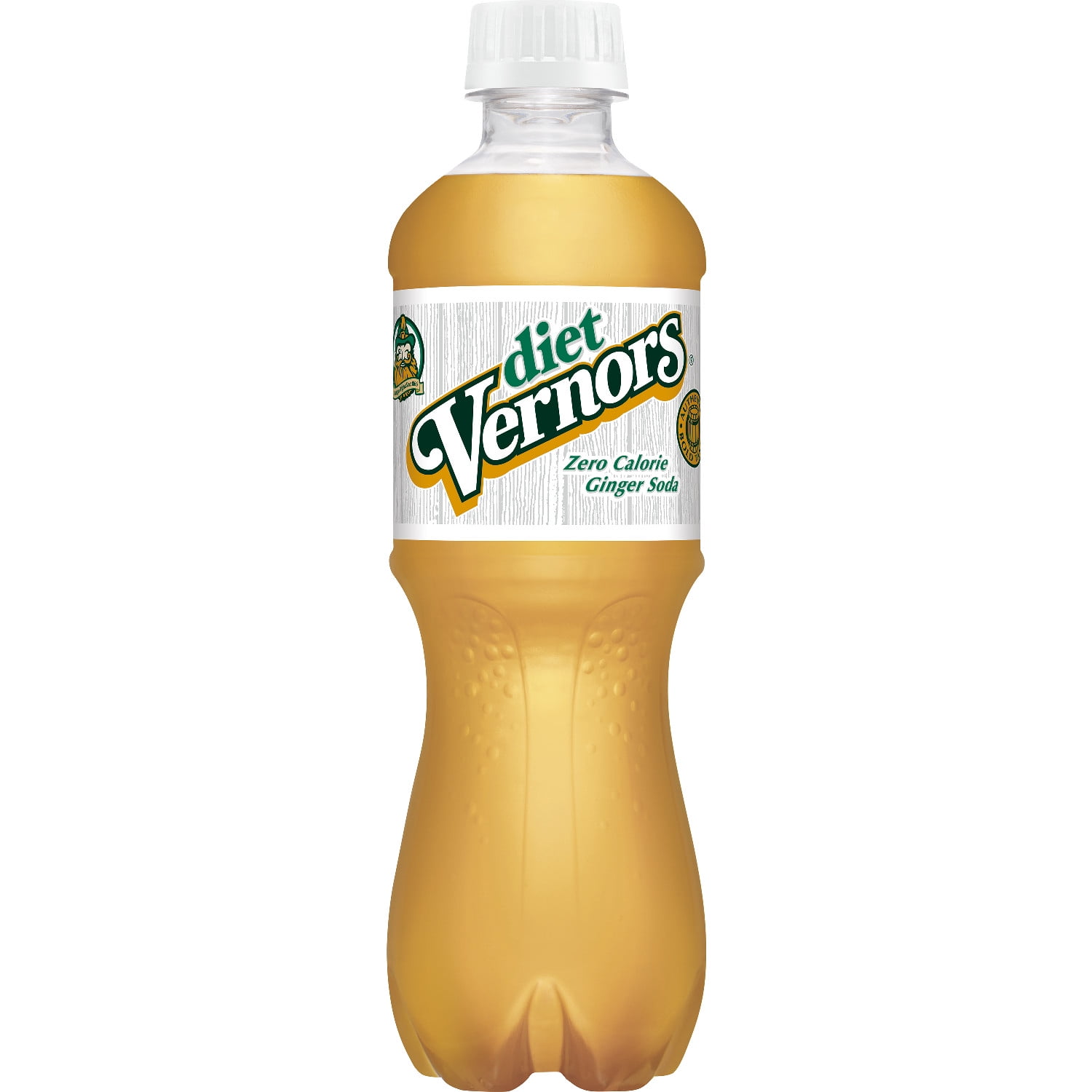 (4 pack) Vernors Zero Sugar Ginger Ale Soda Pop, 16.9 fl oz, 6 Pack Bottles
