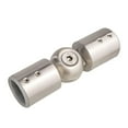 thumbnail image 4 of deevoka Rod Corner Connector Heavy Duty for Bay Window Curtain Rods Adjustable Angle 25mm brushed, 4 of 9
