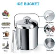 thumbnail image 3 of Double-walled Ice Bucket With Lid, Stainless Steel, 1.3 Liter, 3 of 5