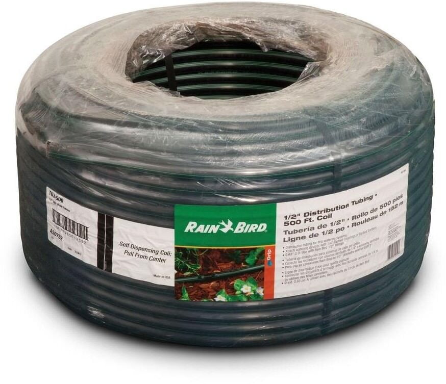 Irrigation Tubing Drip Emitter Line Water Sprinkler System 500 ft