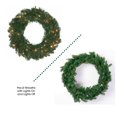 thumbnail image 2 of Garden Elements Diameter Douglas Fir Electrical Christmas Wreath, Clear Lights, 60", 2 of 6