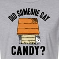 thumbnail image 3 of Peanuts - Say Candy Art - Juniors Cropped Cotton Blend T-Shirt, 3 of 6