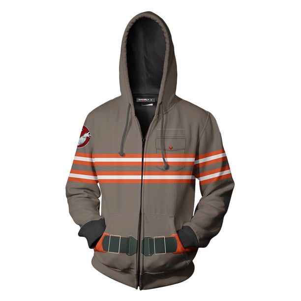 Ghost Busters Sudadera con capucha suelta informal Otoño Jersey de manga larga Tops de gran tamaño Sudaderas para mujeres HombresNegroS Deng Xun unisex