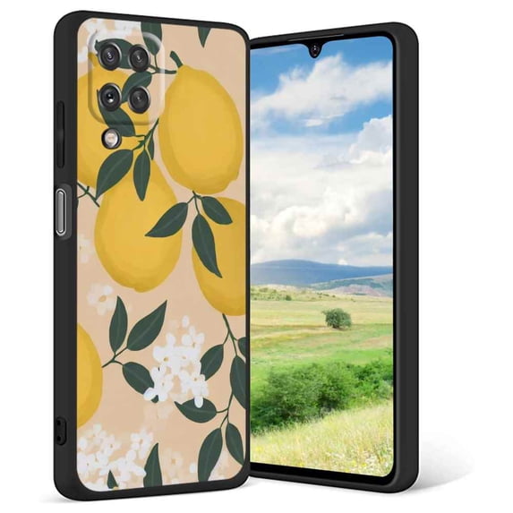 Compatible with Samsung Galaxy A42 Phone Case, Lemons-66 Case Men Women, Flexible Silicone Shockproof Case for Samsung Galaxy A42