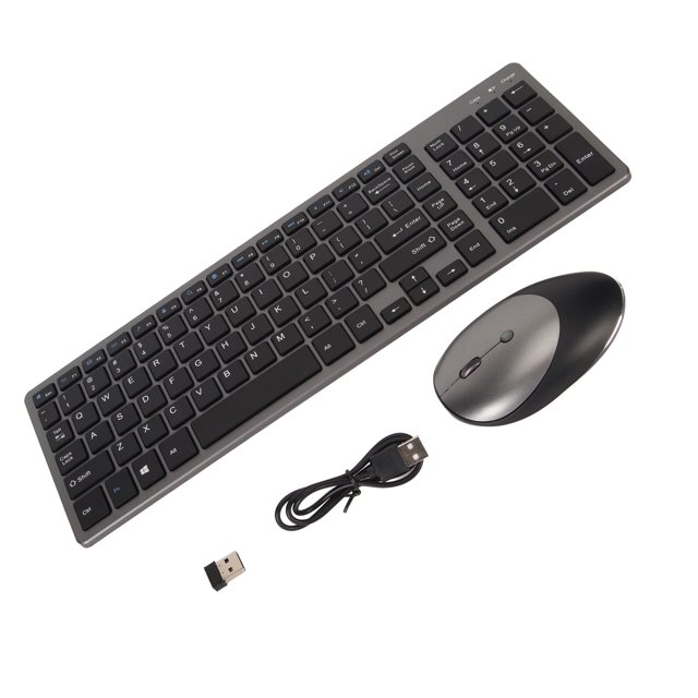 Combo de teclado y ratón Nikou inalámbrico 2.4G eficiencia maximizada