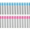 thumbnail image 1 of 100 cepillos desechables para pestañas, varitas de rímel, cepillos para pestañas, spoolies para extensiones de pestañas, kit de maquillaje para cejas, sombra de ojos, aplicador de purpurina, 1 of 5