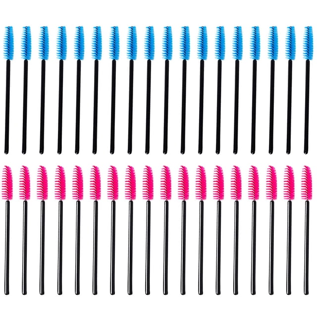 100 cepillos desechables para pestañas, varitas de rímel, cepillos para pestañas, spoolies para extensiones de pestañas, kit de maquillaje para cejas, sombra de ojos, aplicador de purpurina
