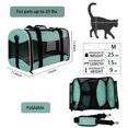 thumbnail image 4 of Transportín de viaje para mascotas Top Tasta Green de 17 x 11 x 11 pulgadas, 4 of 7