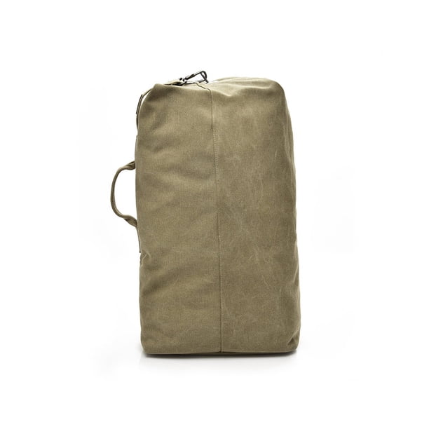 Qarigey grande para hombre, bolsa de viaje multifuncional para exteriores, bolso de hombro deportivo grande para montañismo, senderismo, Envolturas para manijas de equipaje Caqui ordinario/S Qarigey AP012265-02
