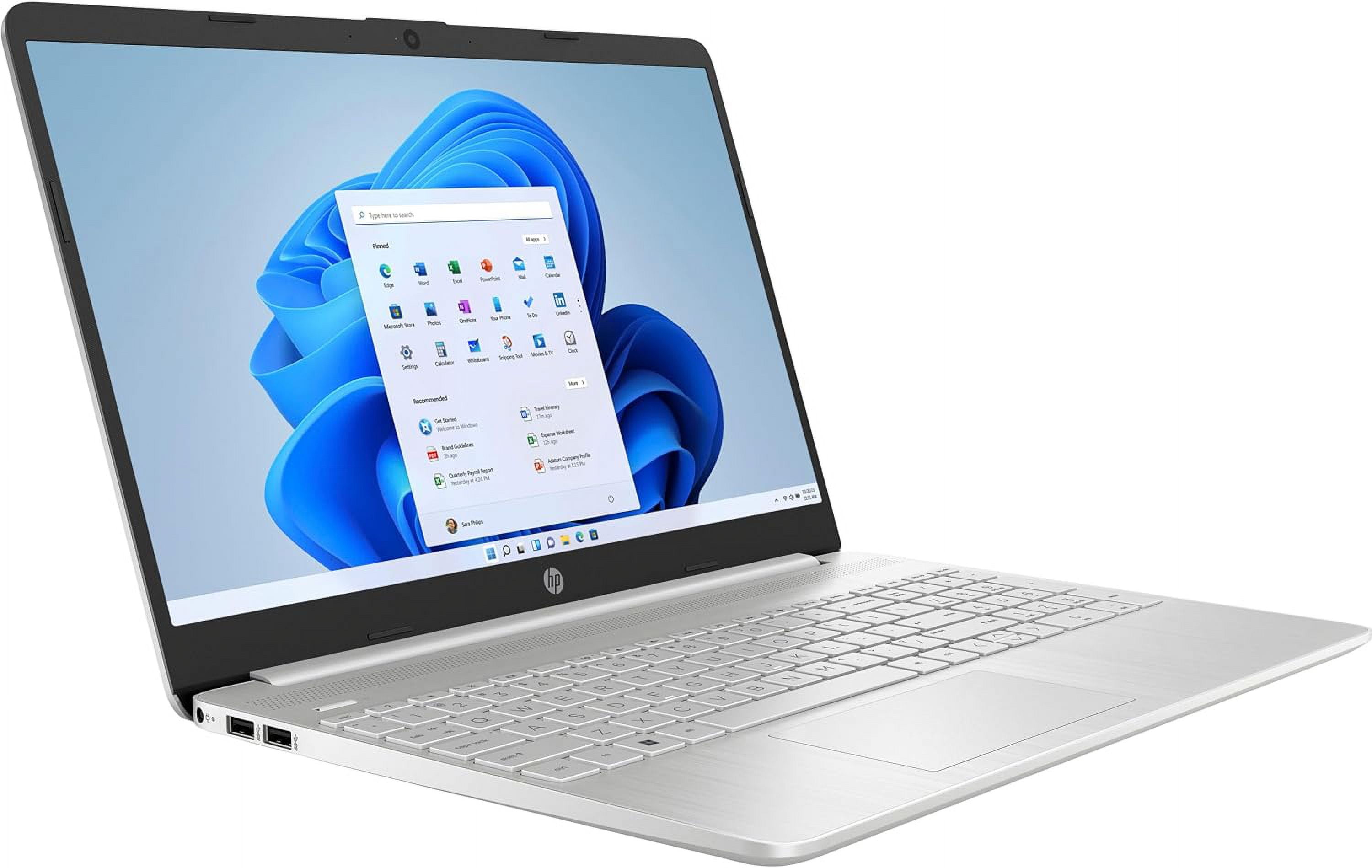 HP 15.6" FHD Laptop, Intel Core i3-1215U, 32GB RAM, 1TB PCIe SSD, Silver, Windows 11 Home