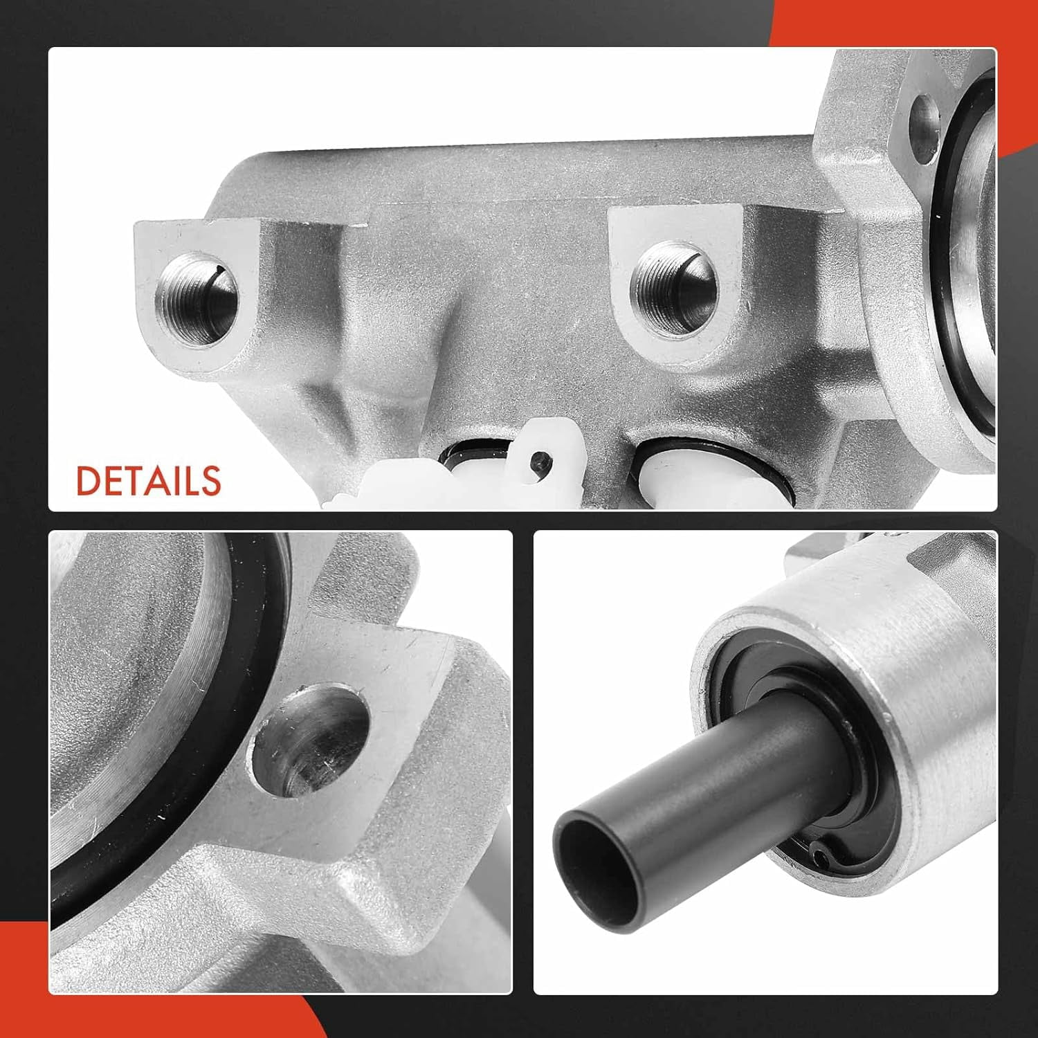 A-Premium Brake Master Cylinder with Reservoir and Cap Compatible with Ford Vehicles - Focus 2000-2008 - Replace# 6S4Z2140AA, YS4Z-2004-AA