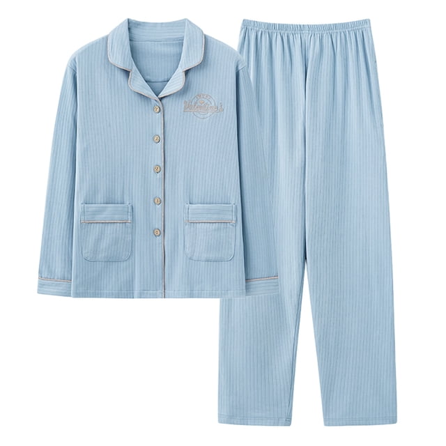Quatre Saisons Nouveau Cardigan Ample à Manches Longues pour Femmes Grand Ensemble d'Ameublement de Maison Pyjamas Femme