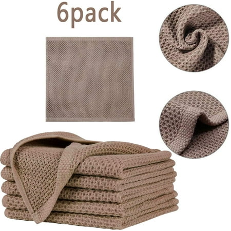 

Cotton Kitchen Towel 6 pack Super Soft Absorbent Kitchen Towel Quick Drying Cloth 12 x 12