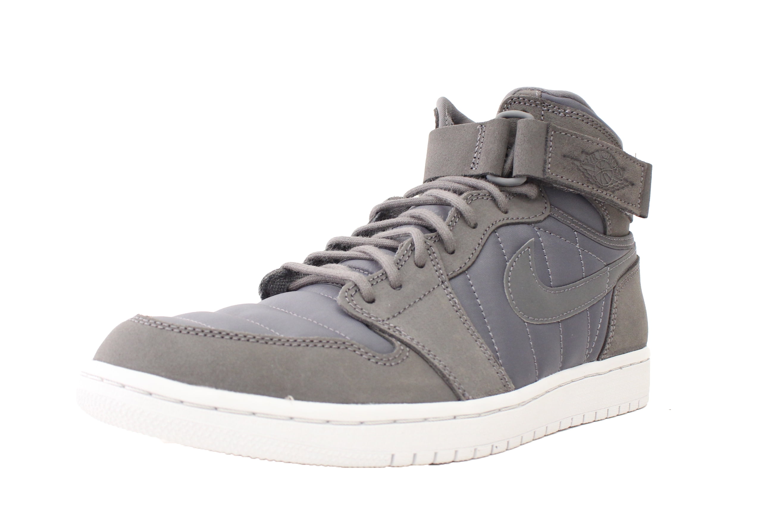 AIR JORDAN RETRO 1 HIGH STRAP SZ 9.5 DARK GREY PURE PLATINUM 342132 005 AIR JORDAN RETRO 1 HIGH STRAP SZ 9.5 DARK GREY PURE PLATINUM 342132 005