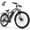 T6Plus-Gray, variant on Electric Bike for Adults, 26" Commuter Ebikes with 7-Speed Gears, 25MPH, 720W Peak Motor, Removable Battery, 50 Miles Range, Electric Mountain Bicycle for All Terrain UL2849