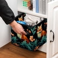 thumbnail image 5 of Fox Foldable Storage Box Organizer with Handle, 10.8"x10.5"x10.6", Large Capacity Storage Basket - Storage Cubes for Home and Office, 5 of 6