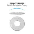 thumbnail image 4 of 304 Stainless Steel Flat Washers M12x32mm Belleville Spring Disc Washer Conical Knurled Metric Gasket 3 Pack, 4 of 7
