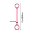Bungee Ropes Exercise Silicone Resistance Band with Handles, Elastic Pull Rope for Arms Legs ...