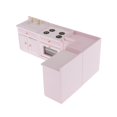 thumbnail image 4 of kusrkot Dollhouse Miniature Kitchen Furniture Cabinet Stove Sink Set 1:12 Scale Model,, 4 of 8
