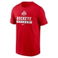 thumbnail image 2 of Men's Nike Scarlet Ohio State Buckeyes Ice Hockey Sport Drop T-Shirt, 2 of 3